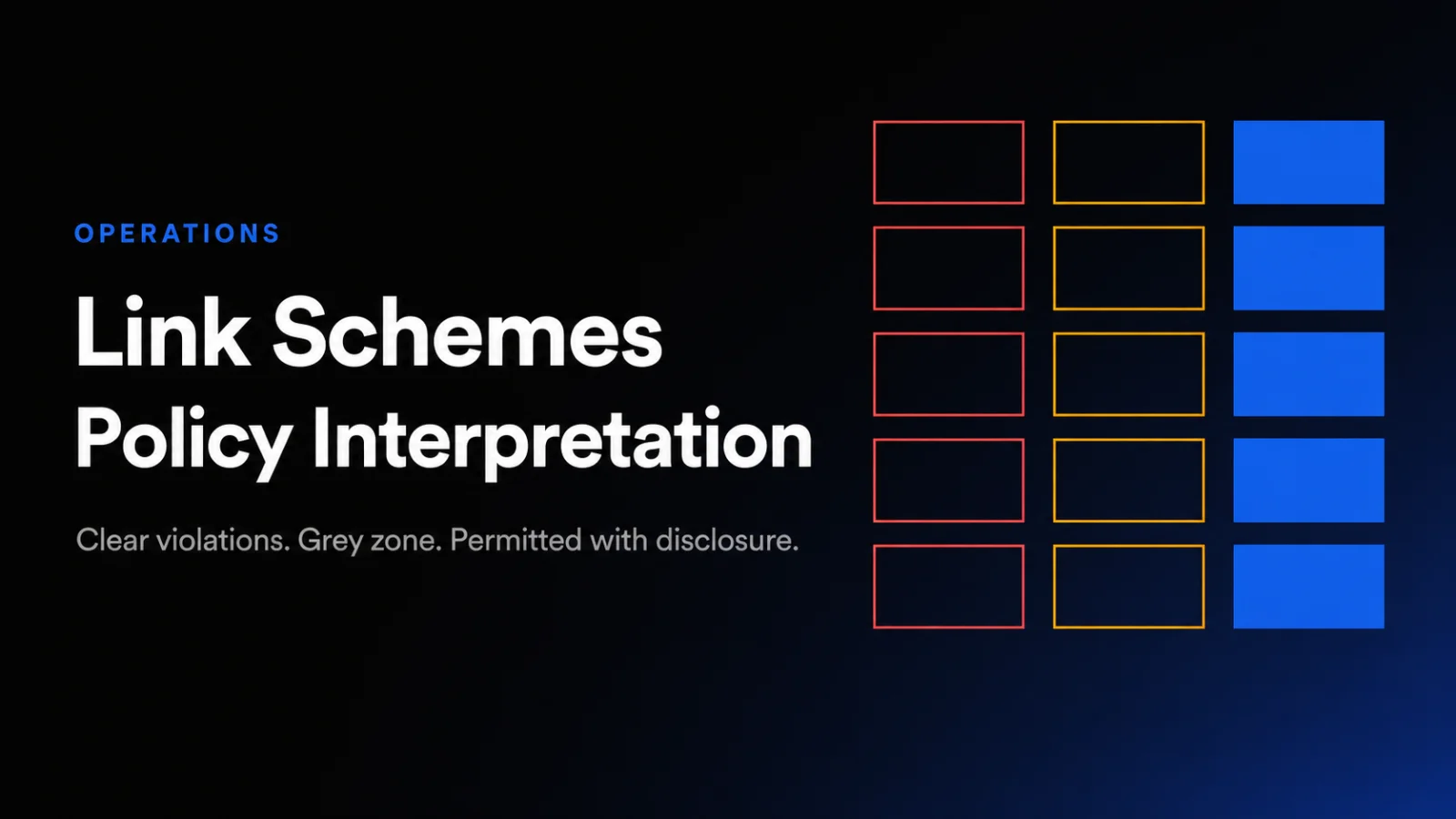 Link Schemes: How We Interpret Google's Policy in 2026