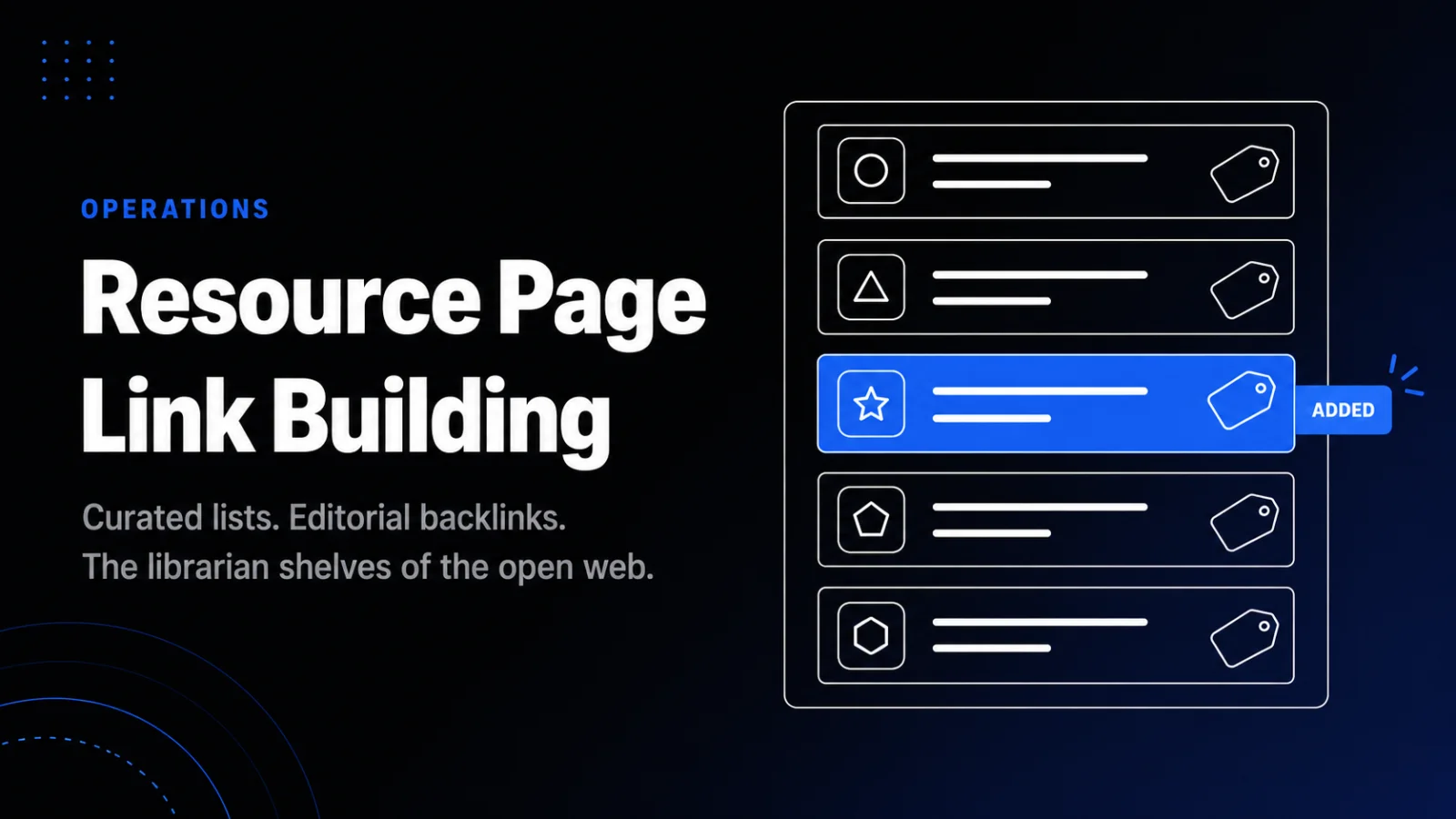 Resource Page Link Building: How We Earn Curated Editorial Backlinks