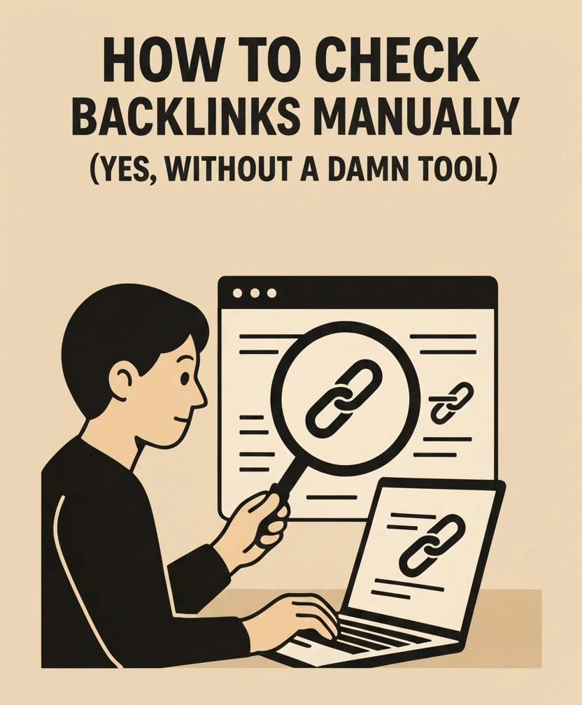 How to Check Backlinks Manually – no tools How to Check Backlinks Manually - no tools